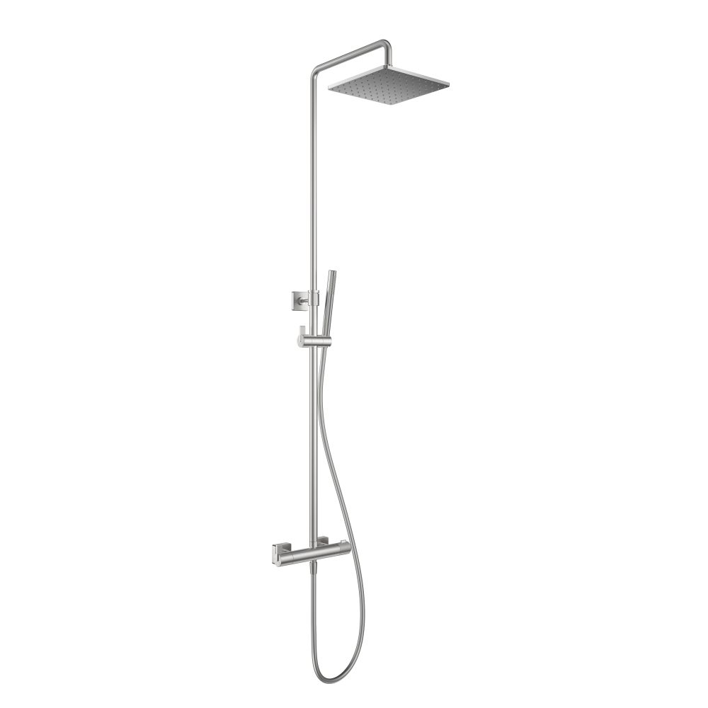 Thane Brushed Nickel Thermostatic Exposed Shower Pack