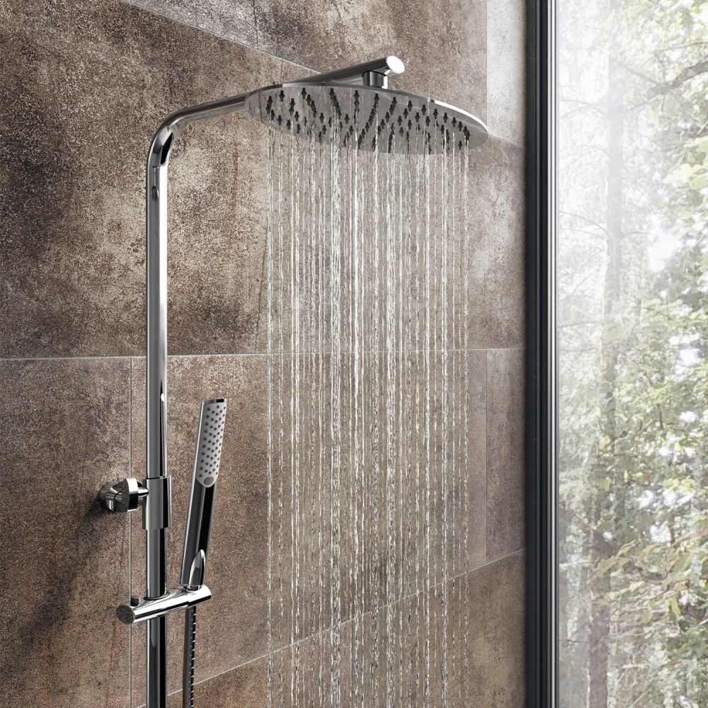 Kendal Chrome Thermostatic Mixer Shower Pack