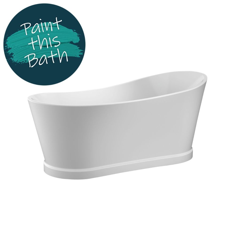 Bath painting service available for the Tadeo Freestanding Acrylic Bath 1720x790mm