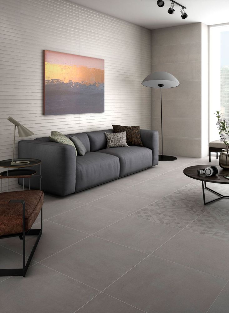 Moonlight Grey Rectified Ceramic Floor Tile 600x600mm