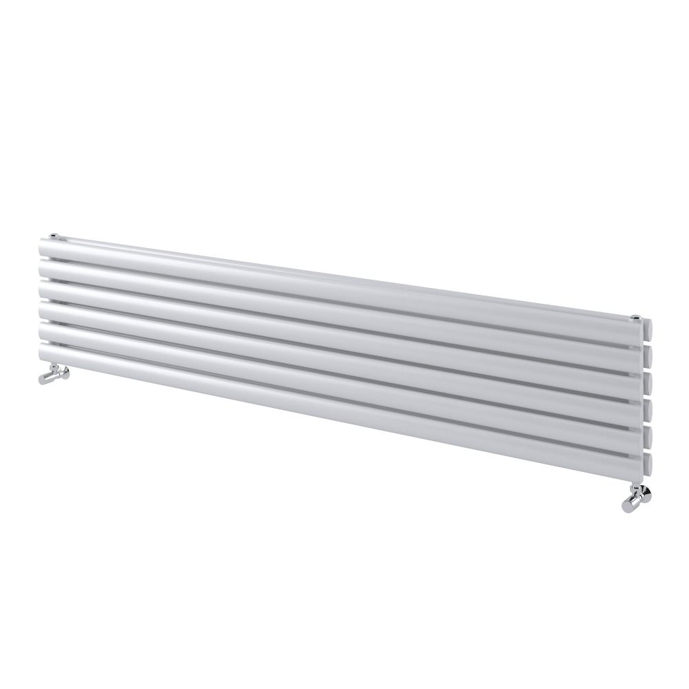 Islington White Double Horizontal Radiator - 472x1200mm