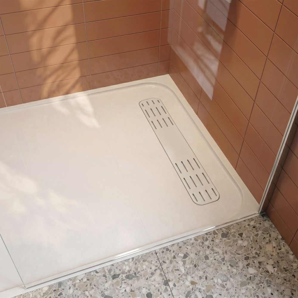 Linearity White Shower Tray Waste 900mm