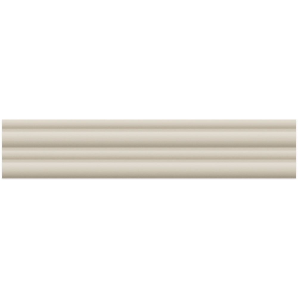Prism Ribbed Sand Matt Ceramic Brick Tile 200x50mm