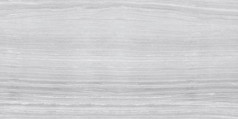 Flat swatch view of the Espada Ice Matt Porcelain Tile 300x600mm showing light grey linear pattern.