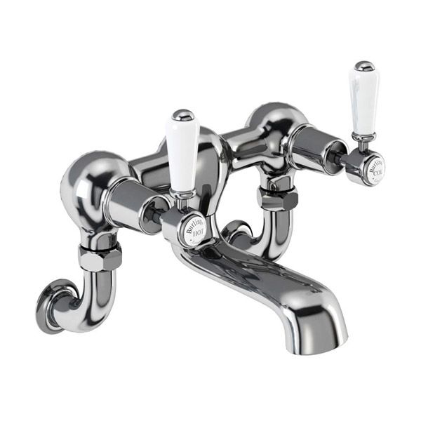 Burlington Kensington Chrome Wall Mounted Bath Filler Tap