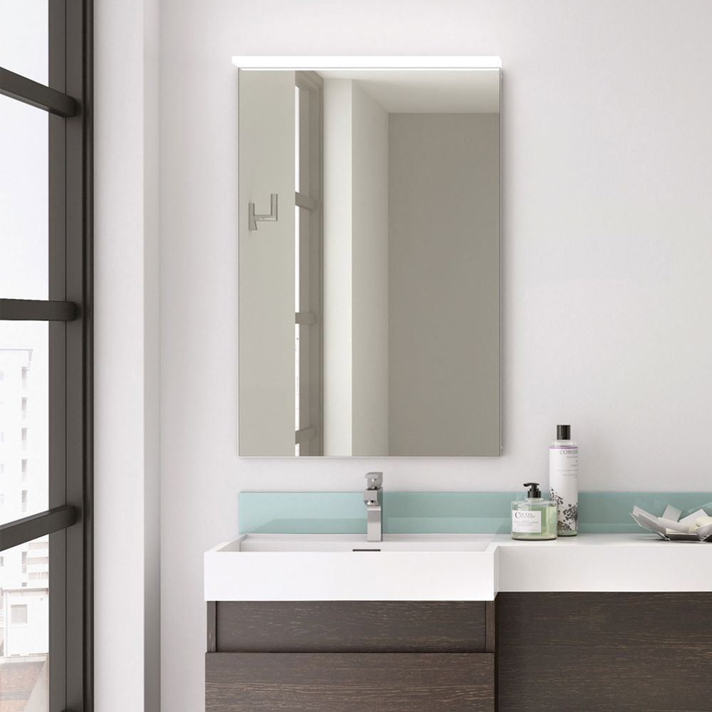 Elnero Illuminated LED Heated Bathroom Mirror 600x715mm