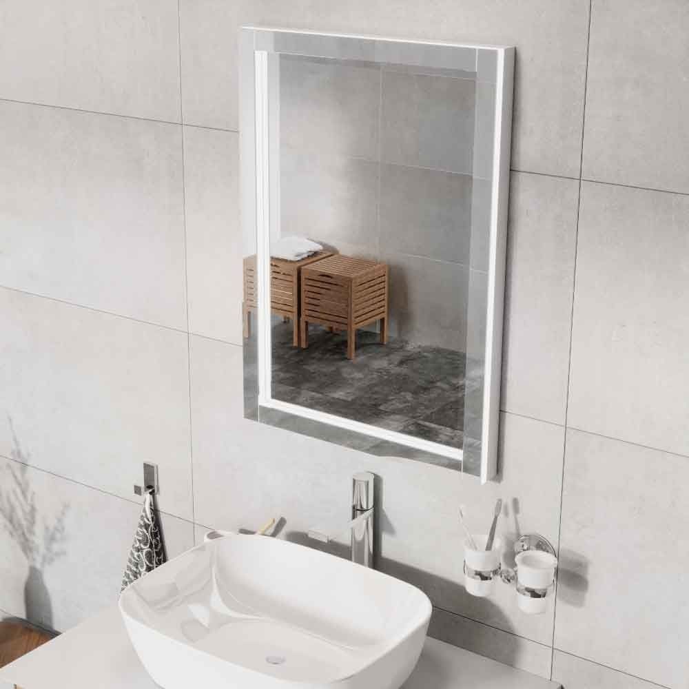 Odin Illuminated LED Heated Bathroom Mirror 700x500mm