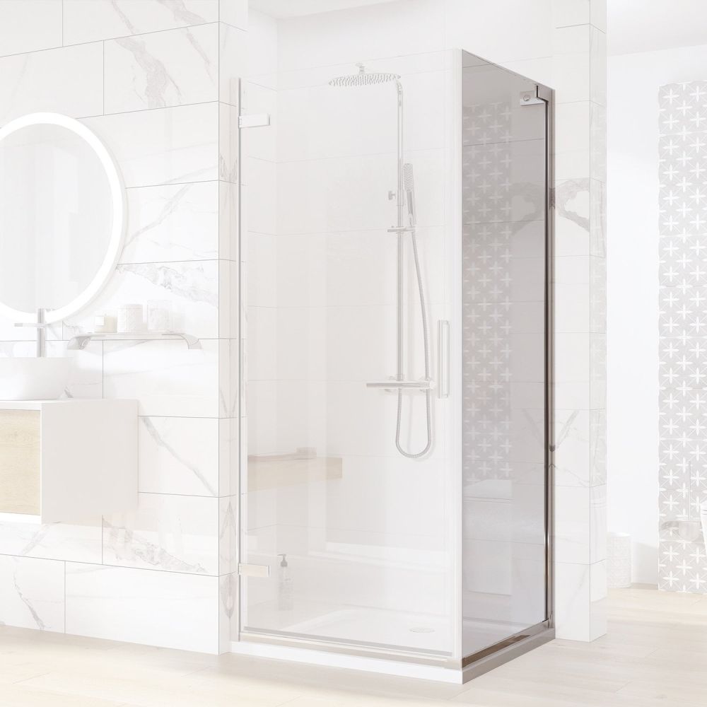 Lanka Chrome Shower Side Panel