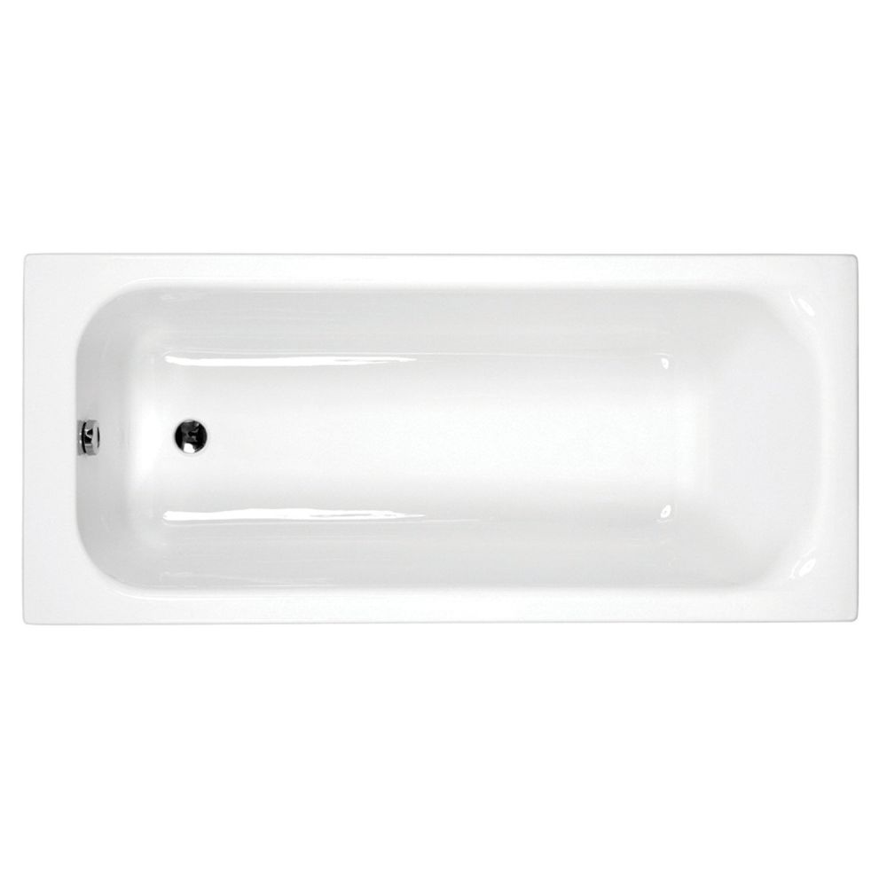 Carron Britannia Single Ended Carronite Bath - 1800x800mm