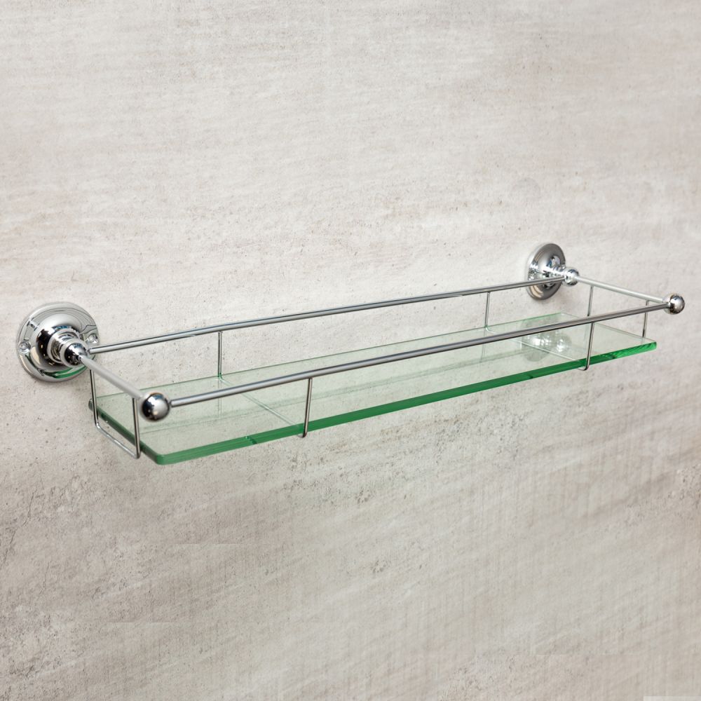 Cambridge Chrome Gallery Glass Shelf