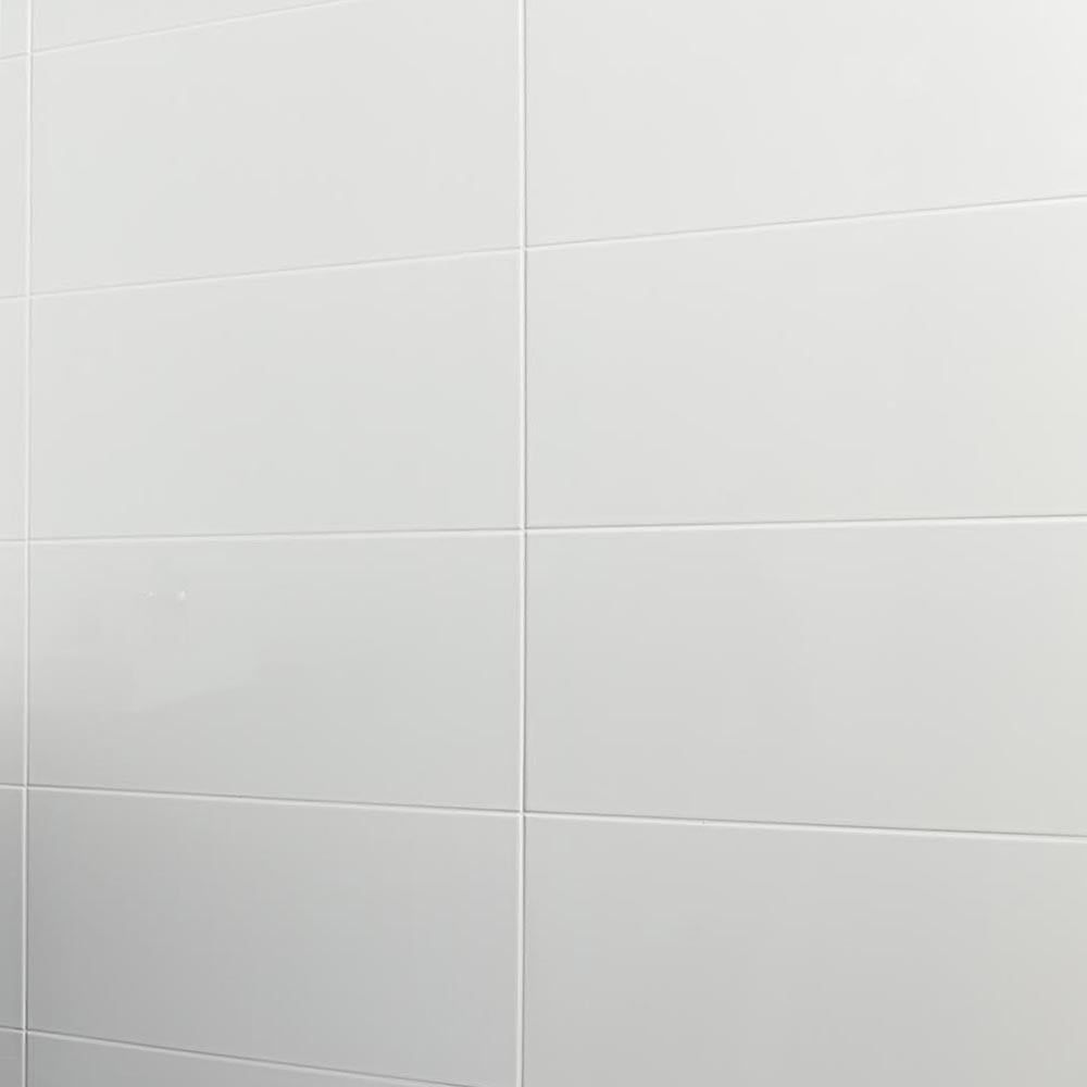 Blanco Ceramic Matt White Wall Tile - 250x500mm