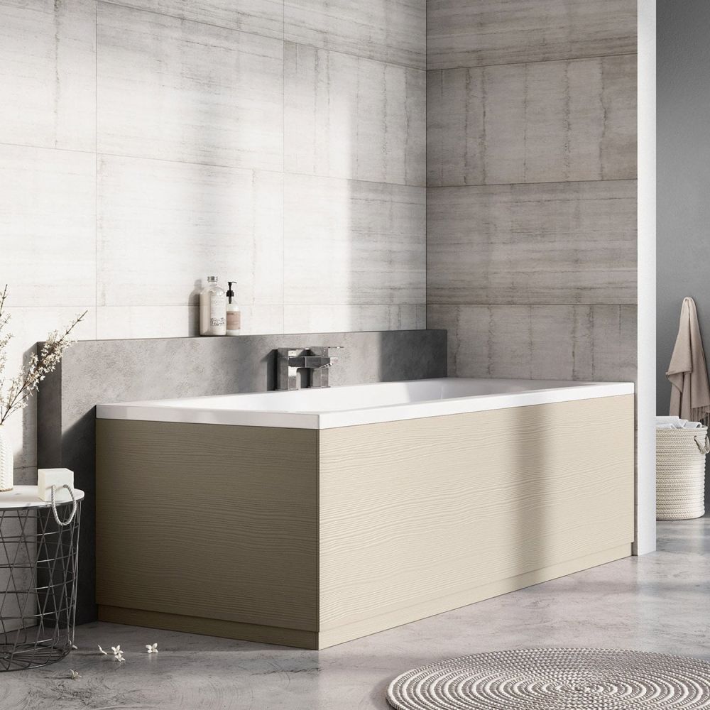 Esk Textured Stone Front Bath Panel 1800mm