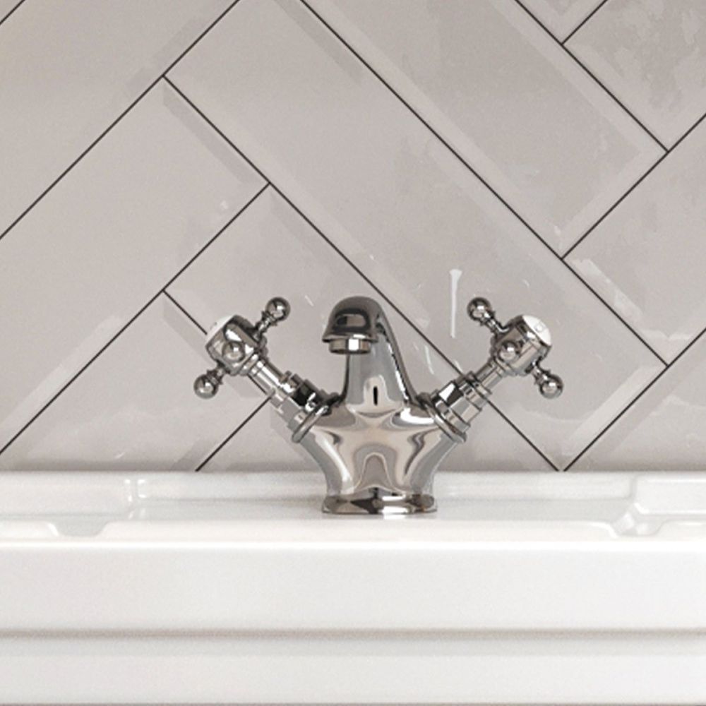 Grosvenor Chrome Basin Mixer Tap - lifestyle image 2
