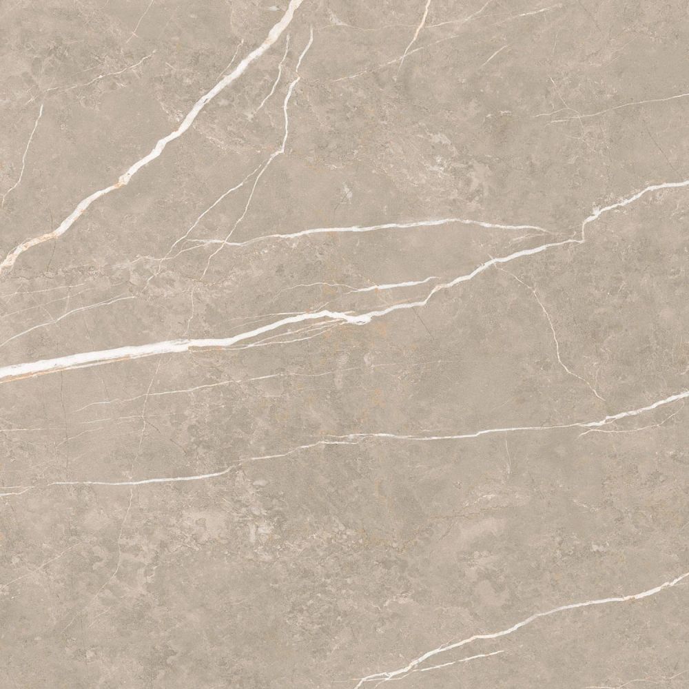 Enigma Greige Polished Porcelain Tile - 600x600mm