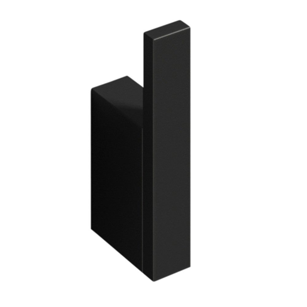 Cubic Matt Black 5-Piece Bathroom Accessory Set