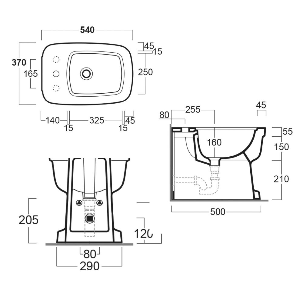 Evane Floor Standing Bidet