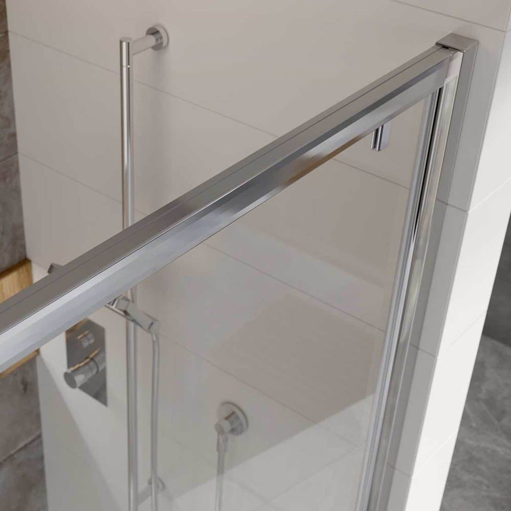 Fabio Chrome Pivot Shower Door
