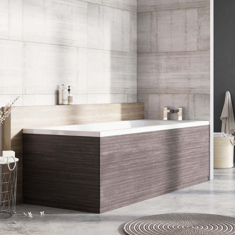 Leached Oak Front Bath Panel 1800mm