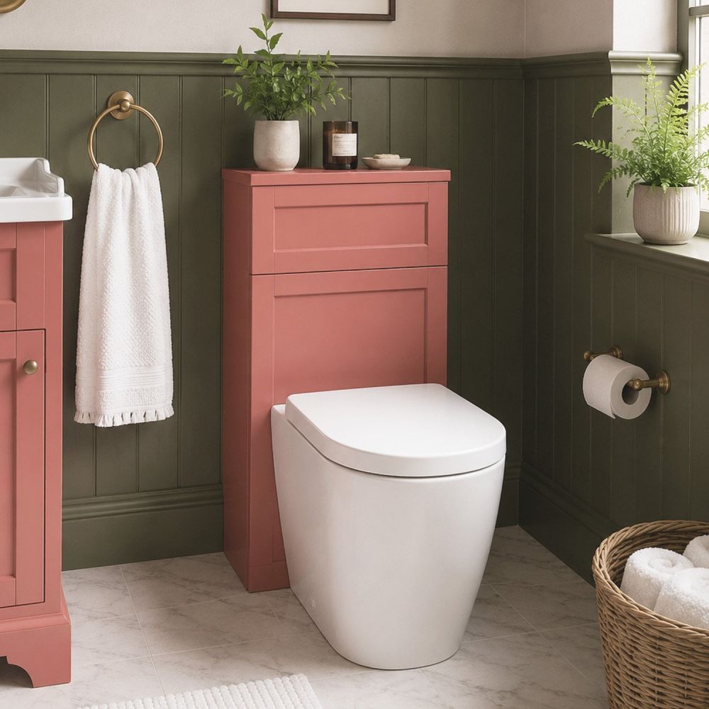 Traditional curated bathroom showcasing the Arundel Rose Traditional WC Unit