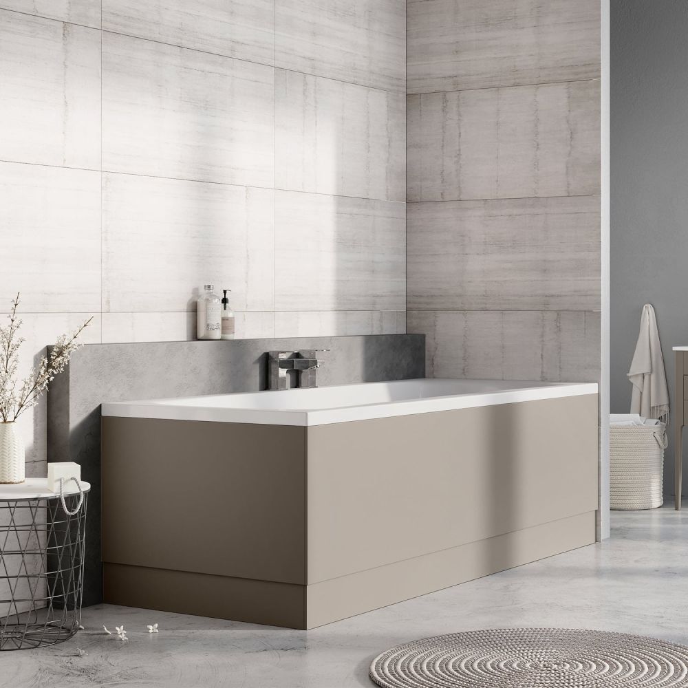 French Grey Front Bath Panel 1800mm