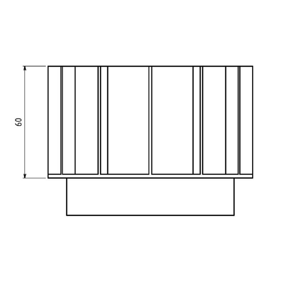 Jouplast Outdoor Tile Pedestal 60mm Extenders Pack of 8