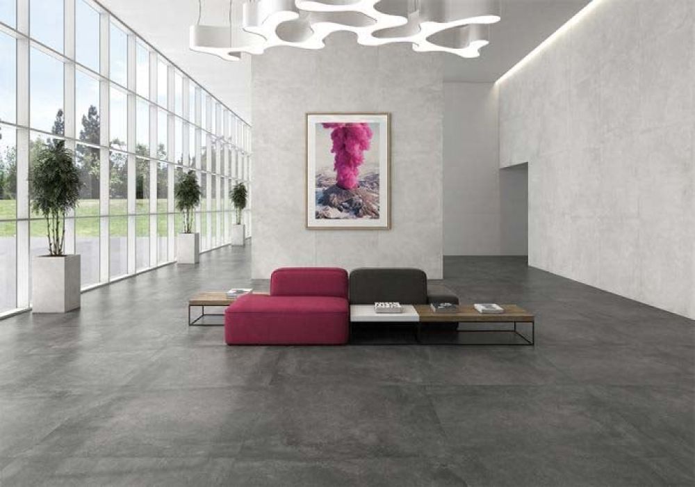 Gandi Concrete Perla Matt Porcelain Tile 600x600mm