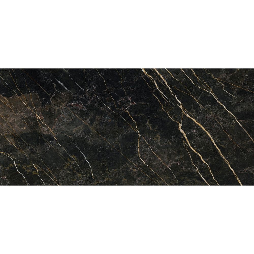 Supernova Black High Gloss Porcelain Tile - 1200x600mm