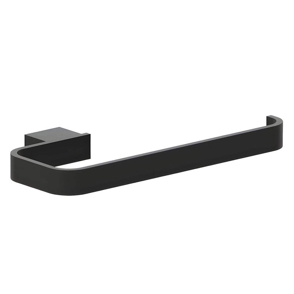 Elora Matt Black 4-Piece Bathroom Accessory Set