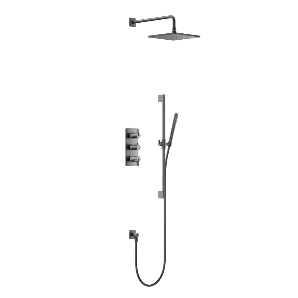 Thane Gunmetal Thermostatic Concealed Shower Pack