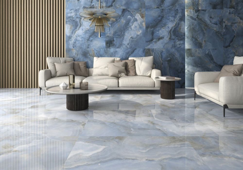 Osaka Pearl Super Polished Porcelain Tile - 600x1200mm