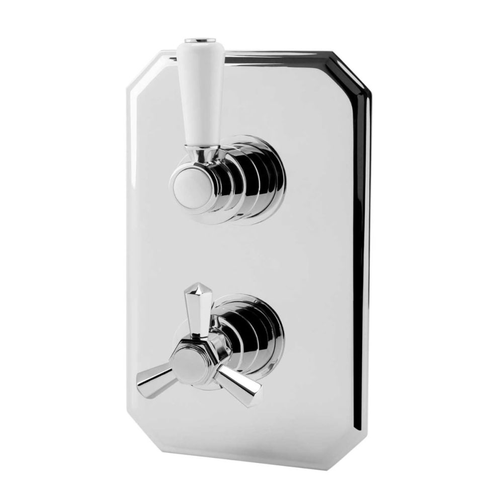 Adonis Chrome Dual Outlet Concealed Shower Valve