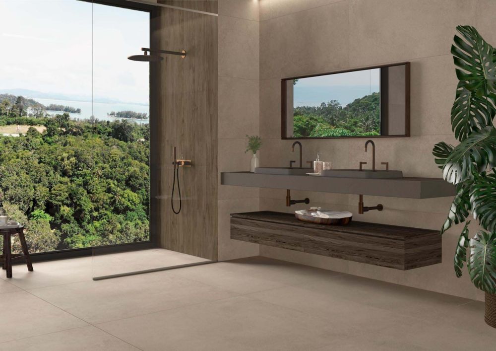 Hamburg Griege Matt Porcelain Tile 900x900mm