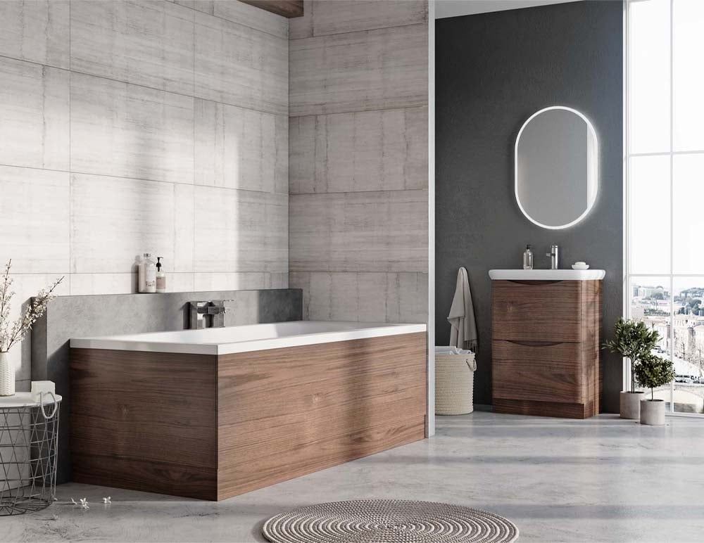 Erin Rosewood Front Bath Panel 1800mm