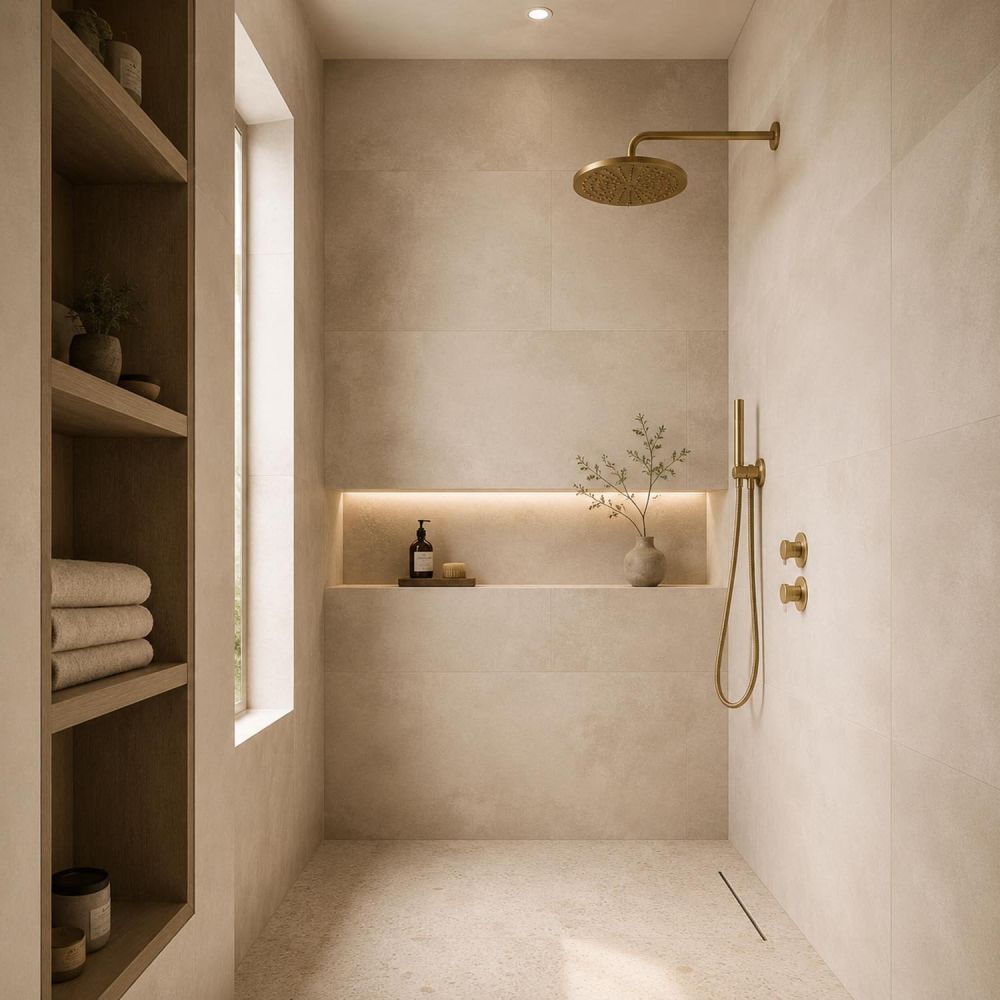 Cortez Beige Stone Porcelain Tile 1200x600mm