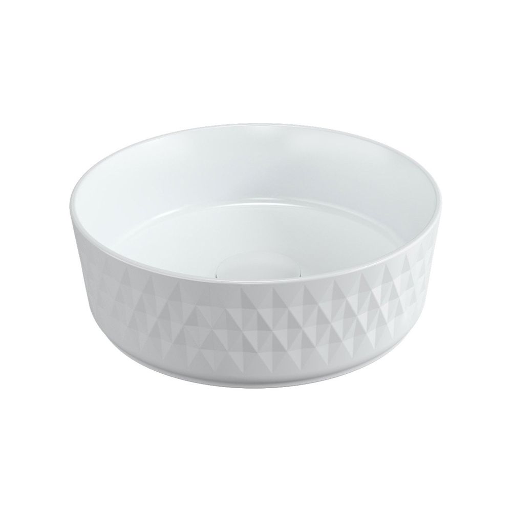 Piper Patterned Round Counter Top Basin