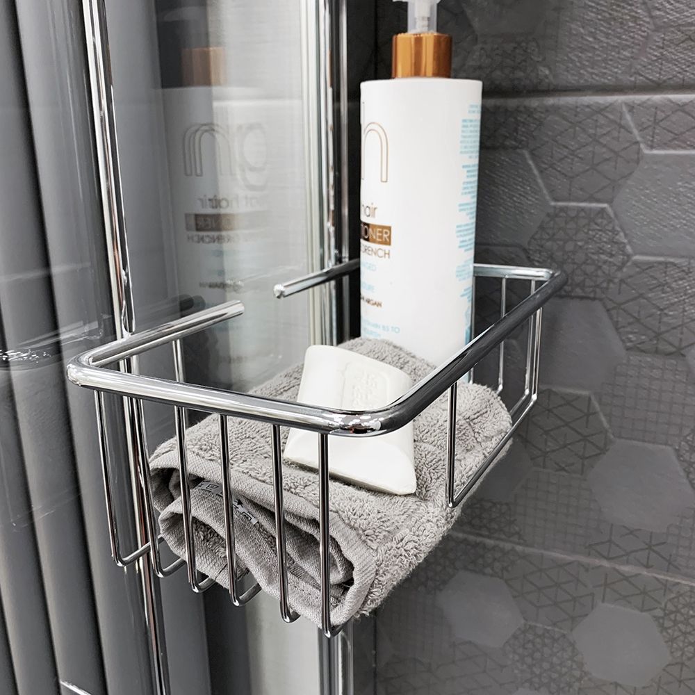 Double Chrome Shower Caddy