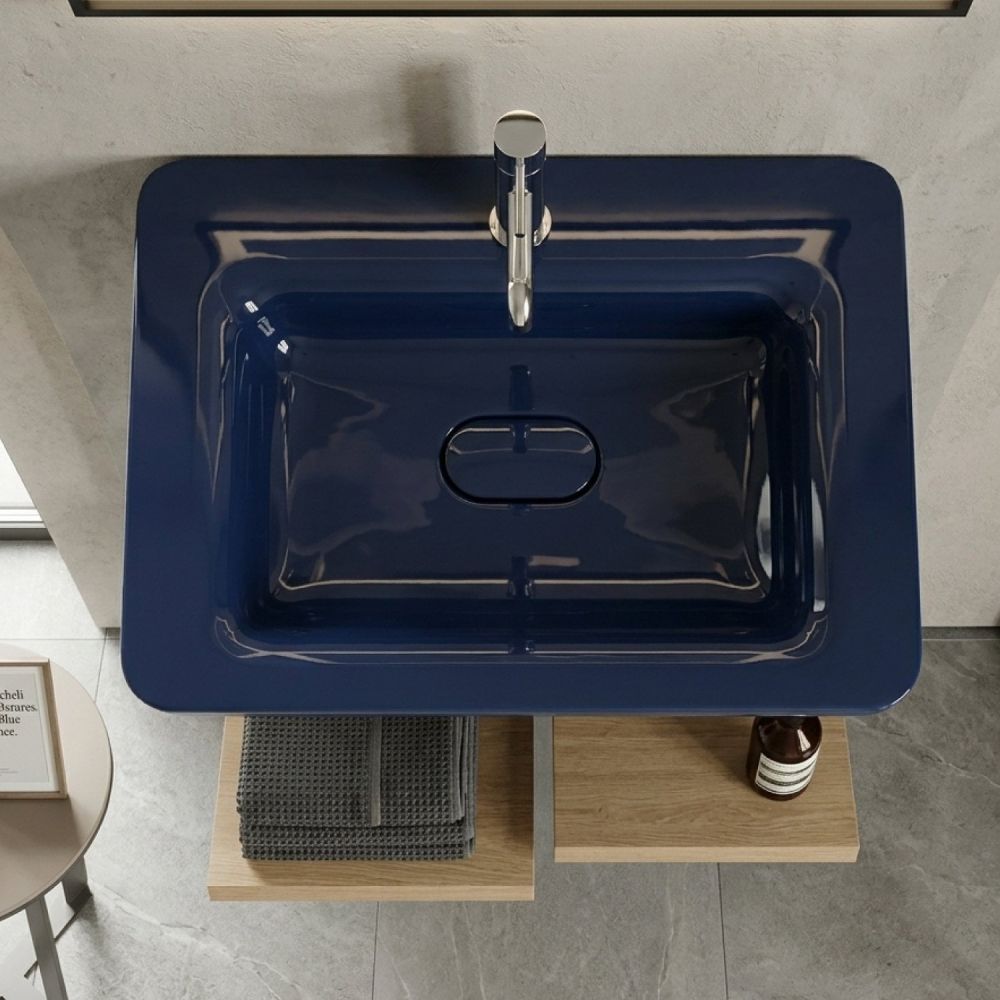  Micheli Capri Gloss Wall Hung Basin 700mm