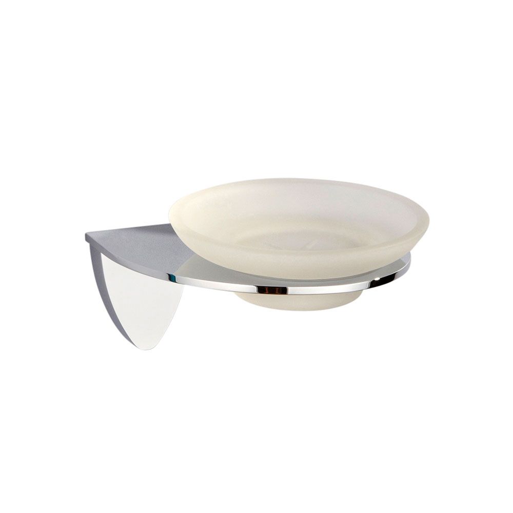 Charvil Chrome Glass Soap Holder