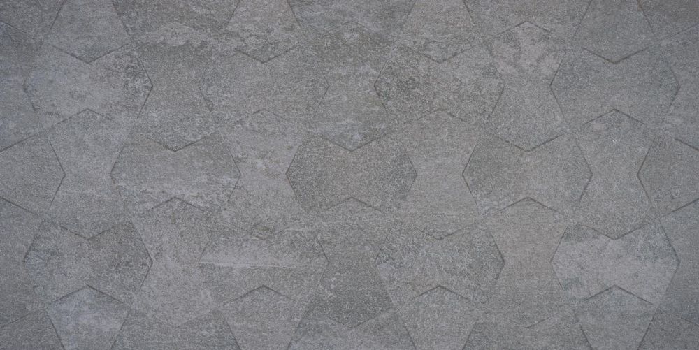 Jupiter Gris Decor Porcelain Tile 450x900mm