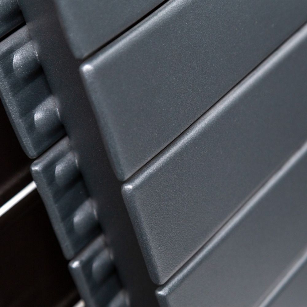 Delton Anthracite Horizontal Convector Radiator - 600x600mm