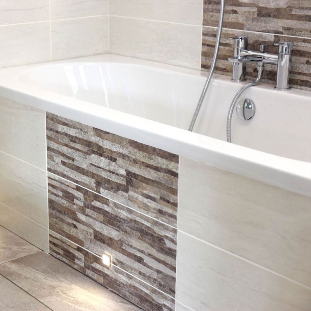 Damato Grey Brick Ceramic Feature Tile