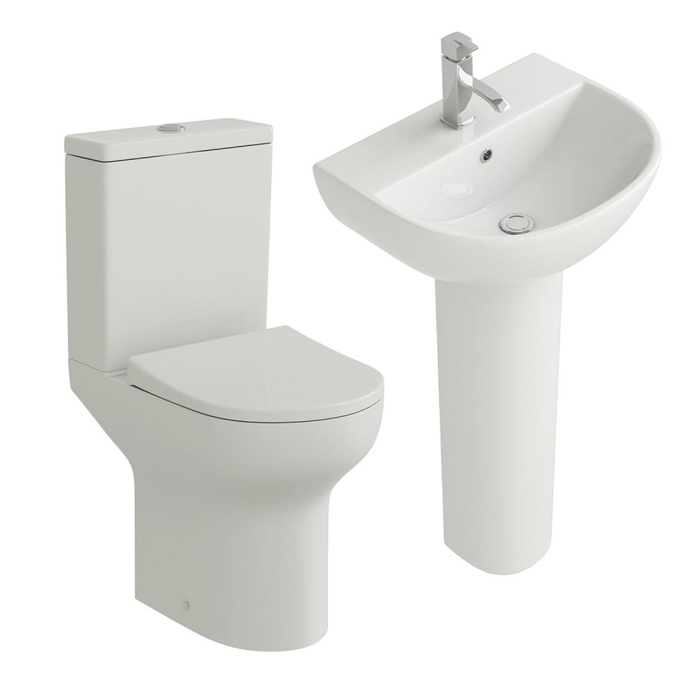 Porter Modern Toilet & Basin Suite