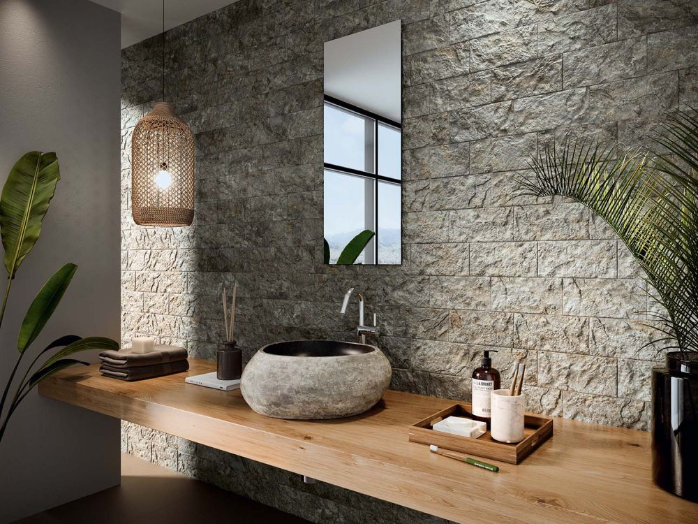 Oakland Mix Textured Porcelain Tile 250x125mm