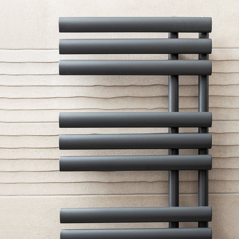 Rayner Grey Designer Heated Towel Rail 820x500mm