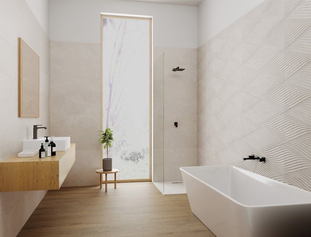 Earth Sand Decor Matt Ceramic Tile 320x900mm