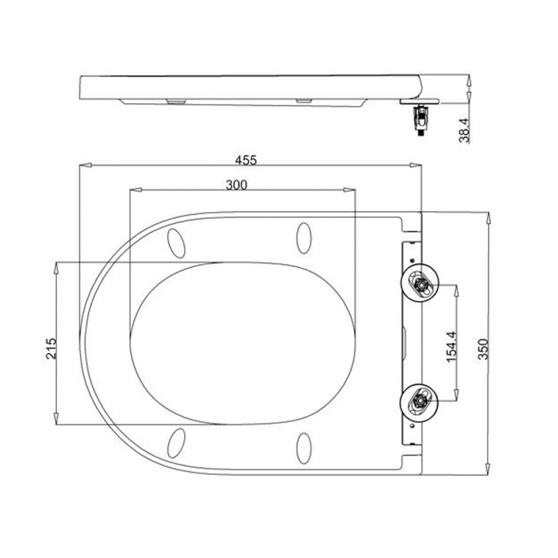 Britton Stadium Close Coupled Toilet with Soft Close Seat