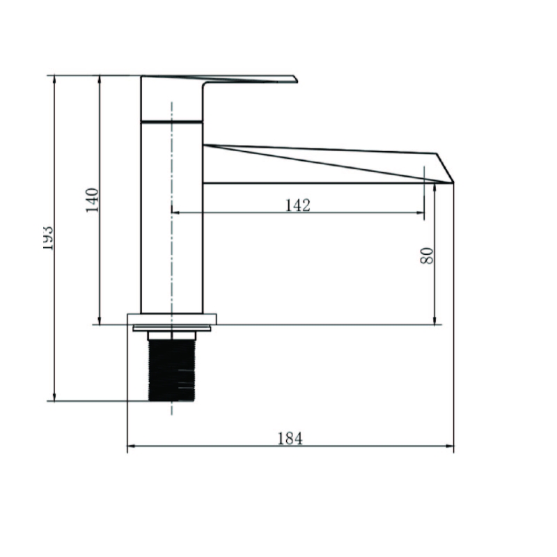 Ike Chrome Bath Shower Mixer Tap