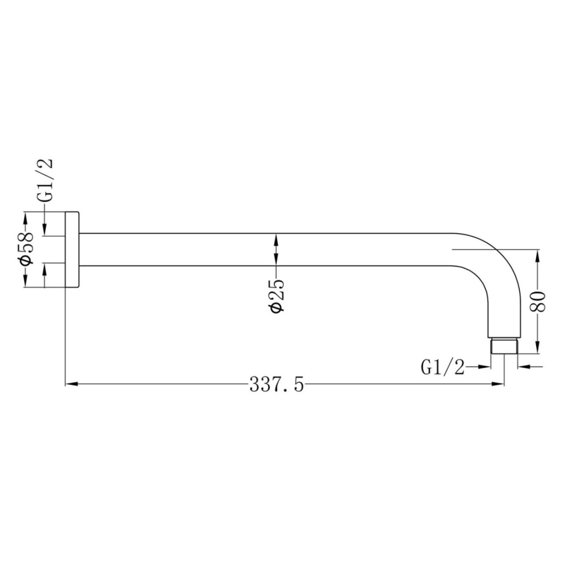Moray Nickel Concealed Valve Shower Pack