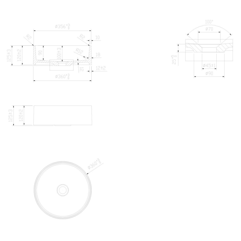 Macey Matt White Stone Countertop Basin
