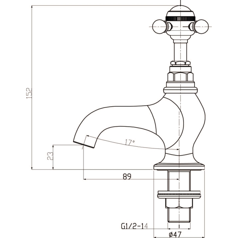 Grosvenor Gold Bath Pillar Taps